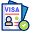 Visa assistance icon